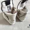 Rick Owens All-White Lace-Up Reverse Triangle