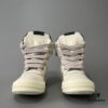 Rick Owens White Inverted Triangle Chunky Sole Shoes