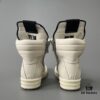 Rick Owens White Inverted Triangle Chunky Sole Shoes