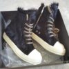 6930efa76e68136f4d9b38c5 Rick Owens Horsehair High-top Lace-up Shoes