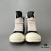 6930efac6e68136f4d9b38cb Rick Owens 2022 New Arrival Chunky Lace Series - Mainline Black High-Top Leather Lace-Up Shoes