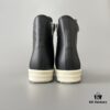 6930efac6e68136f4d9b38ce Rick Owens 2022 New Arrival Chunky Lace Series - Mainline Black High-Top Leather Lace-Up Shoes