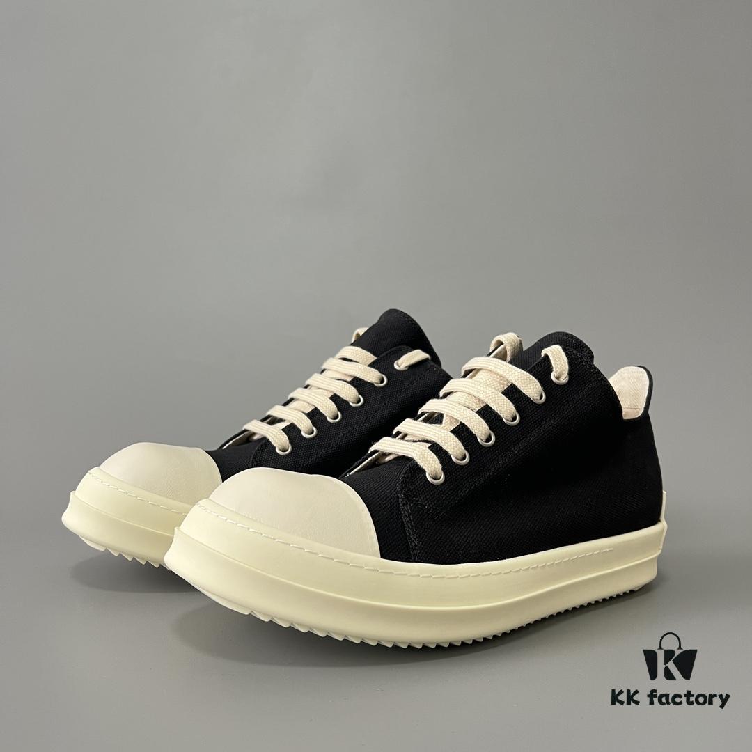 6930efbc6e68136f4d9b38e4 Rick Owens DRKSHDW Classic Canvas Low-top Lace-up with Back Tab