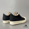 6930efc46e68136f4d9b38ee Rick Owens DRKSHDW Classic Canvas Low-top Lace-up Sneakers with White Tips