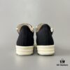 6930efc66e68136f4d9b38ef Rick Owens DRKSHDW Classic Canvas Low-top Lace-up Sneakers with White Tips