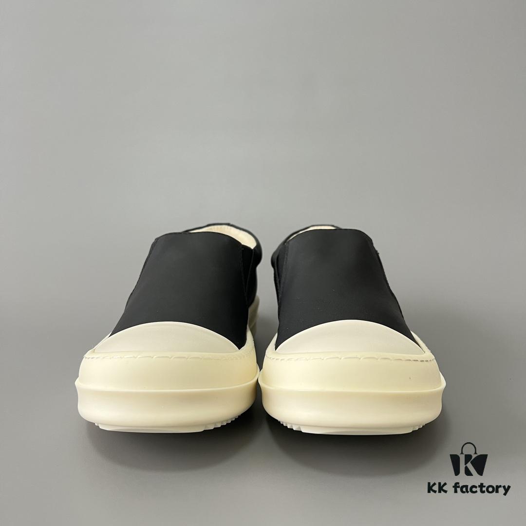 6930efd26e68136f4d9b38fb Rick Owens DRKSHDW Slip-on Black Nylon Silk Composite