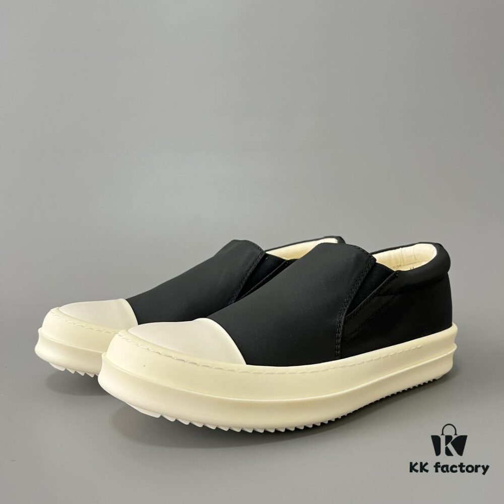 6930efd26e68136f4d9b38fc Rick Owens DRKSHDW Slip-on Black Nylon Silk Composite
