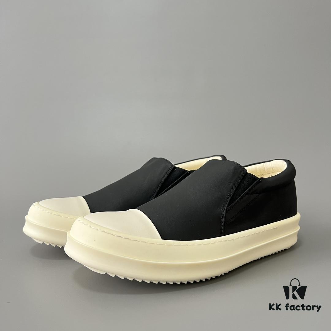 6930efd26e68136f4d9b38fc Rick Owens DRKSHDW Slip-on Black Nylon Silk Composite