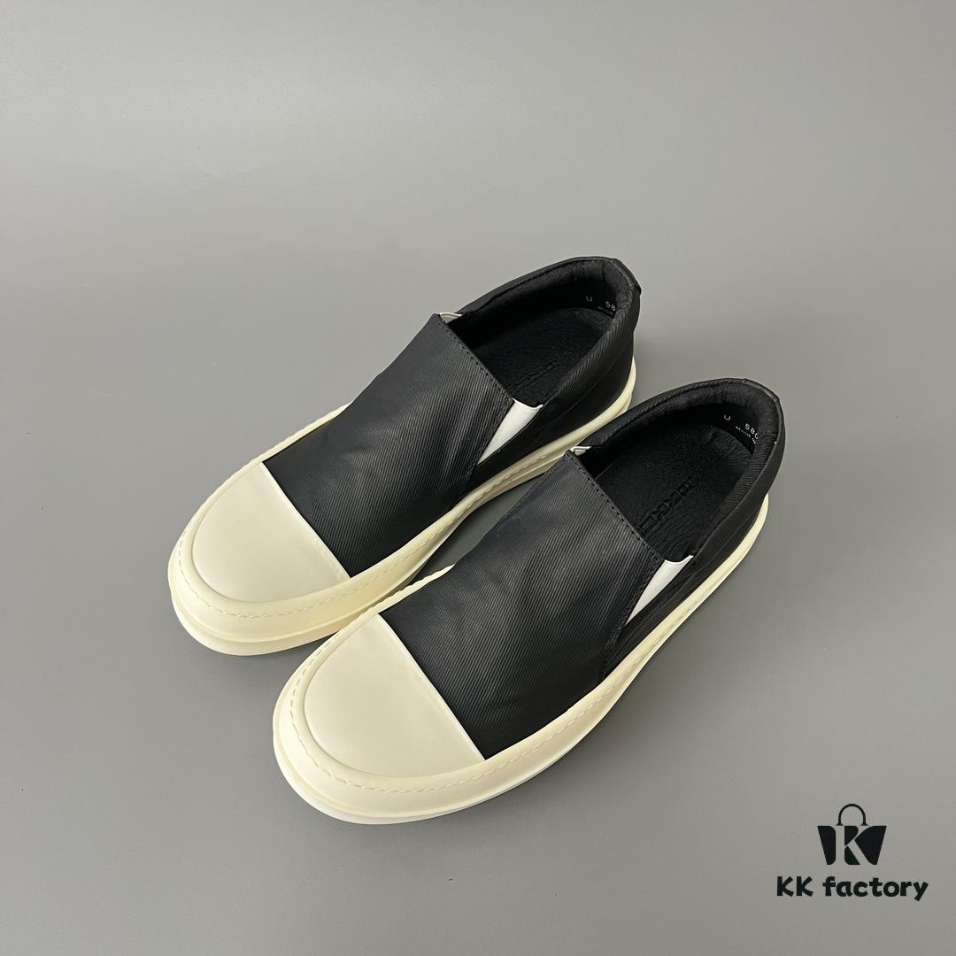 6930efd46e68136f4d9b38ff Rick Owens DRKSHDW Vintage Wax Canvas Slip-On Loafer