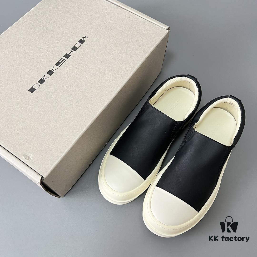 6930efda6e68136f4d9b3907 Rick Owens DRKSHDW Slip-on Black Nylon Silk Composite