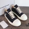 6930efe36e68136f4d9b3914 Rick Owens DRKSHDW Textured Low-Top Lace-Up with Logo Print (Note: Logo Only on Right Foot)
