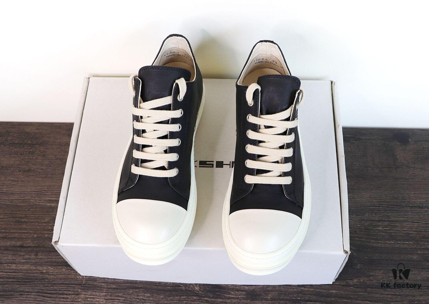 6930efe56e68136f4d9b3918 Rick Owens DRKSHDW Textured Low-Top Lace-Up with Logo Print (Note: Logo Only on Right Foot)