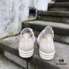 Rick Owens DRKSHDW Low-top Canvas Silver Pleated