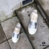 Rick Owens DRKSHDW Low-top Canvas Silver Pleated