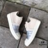 Rick Owens DRKSHDW Low-top Canvas Silver Pleated