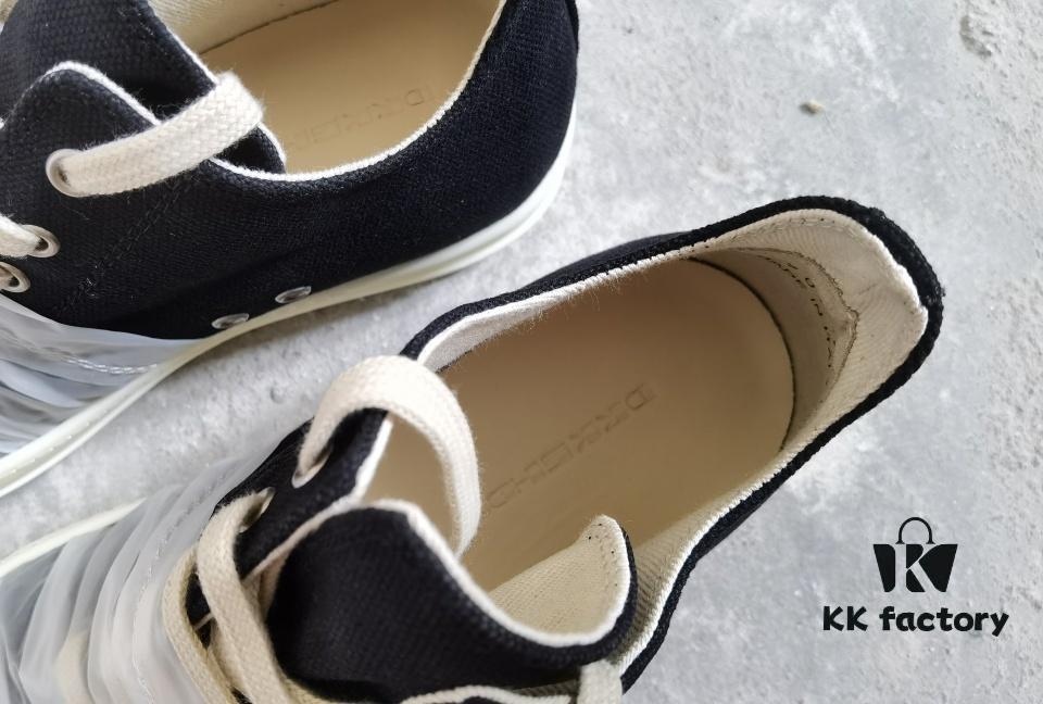6930eff66e68136f4d9b3930 Rick Owens DRKSHDW High-Top Canvas White Crinkle