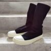 Rick Owens DRKSHDW Elastic Canvas Low-Top Boots