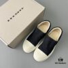 6930f0036e68136f4d9b393d Rick Owens DRKSHDW Classic Canvas Low-top Lace-up Sneakers with White Tips