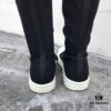 6930f0136e68136f4d9b394f Rick Owens DRKSHDW Elastic Canvas Over-the-Knee Boots