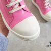 6930f0176e68136f4d9b3954 Rick Owens Pink High-Top Leather Converse Style Shoes