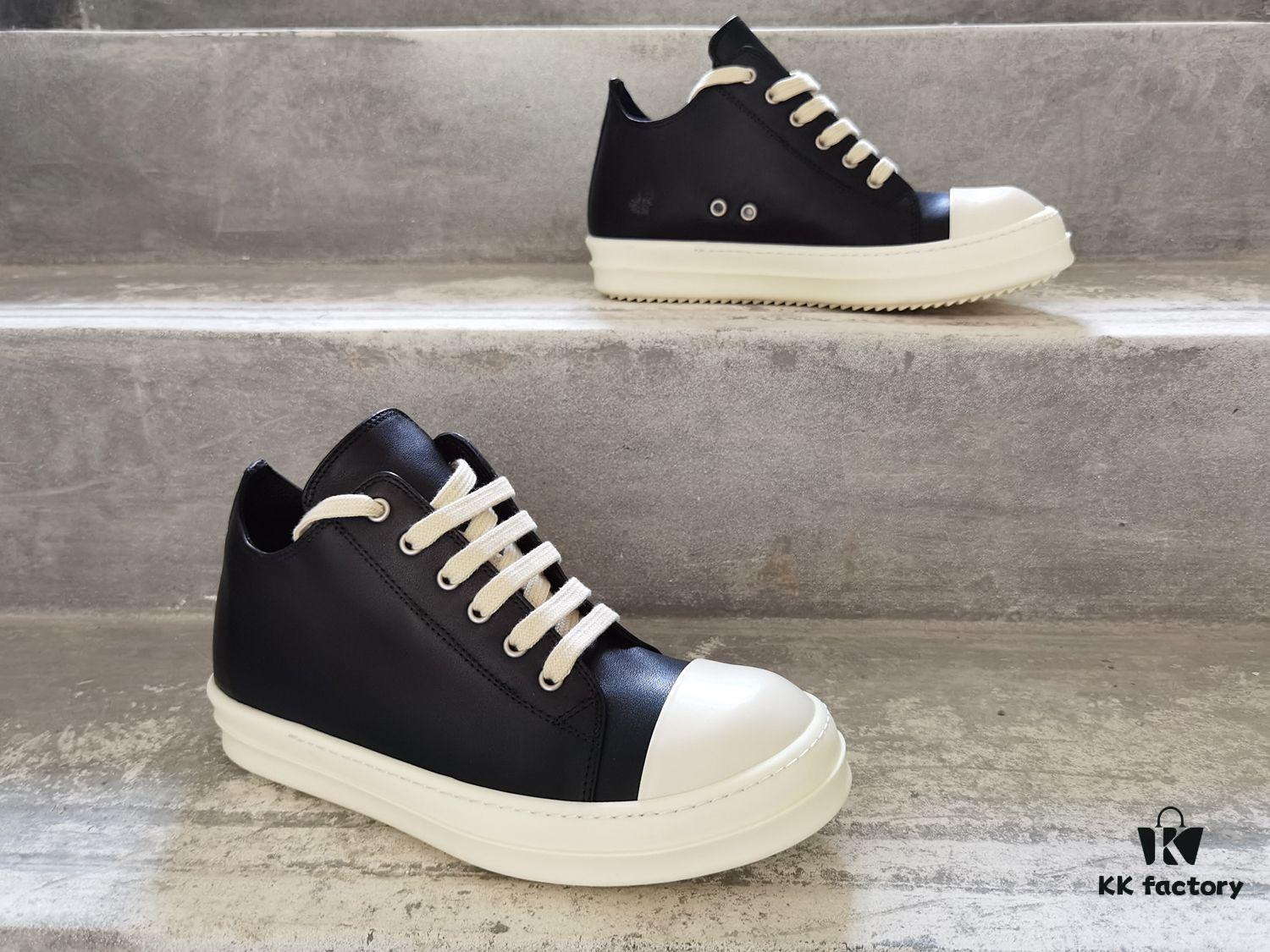 6930f0236e68136f4d9b396a Rick Owens Low-top Lace-up Leather Converse