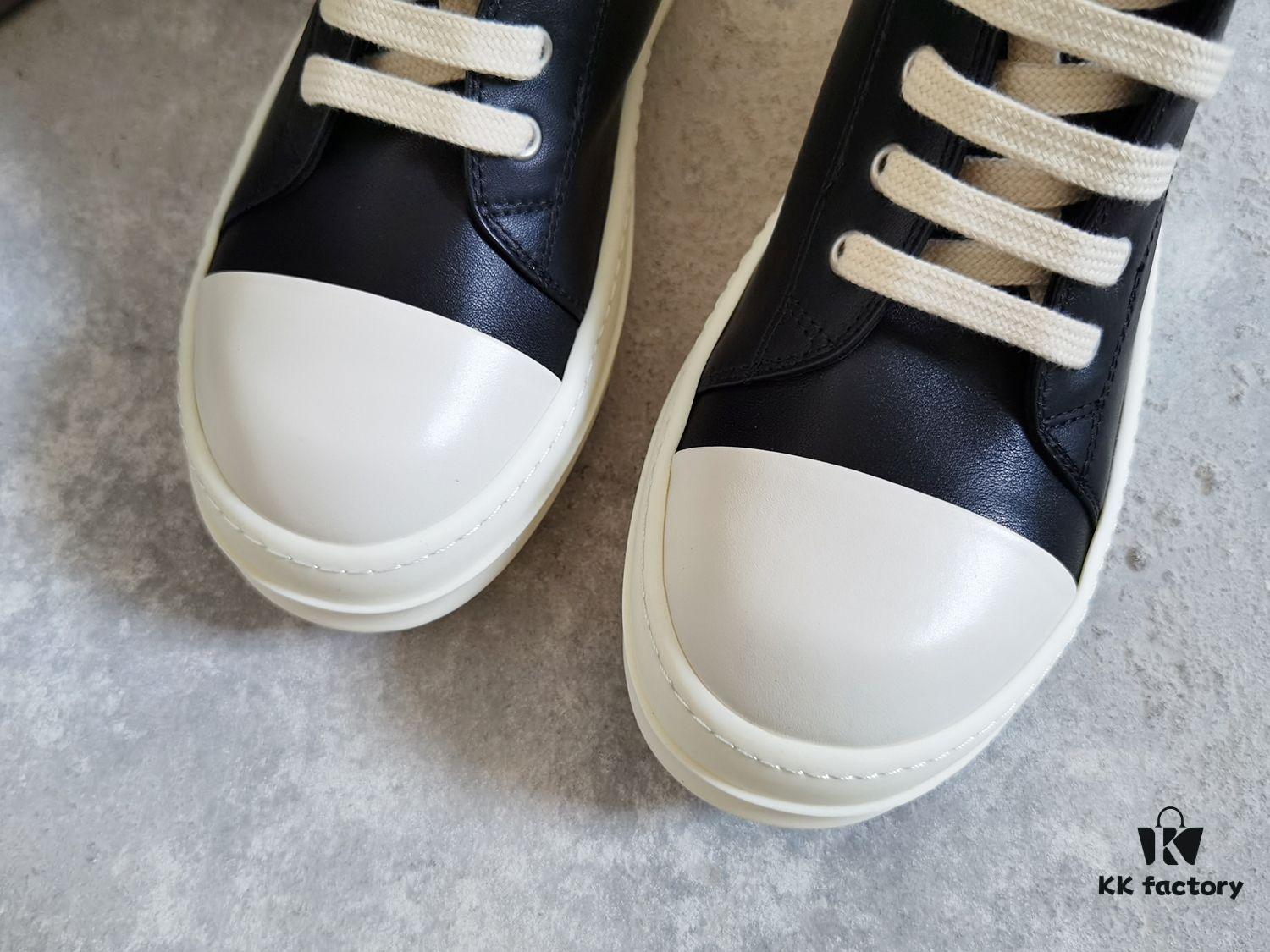 6930f0246e68136f4d9b396b Rick Owens Low-top Lace-up Leather Converse