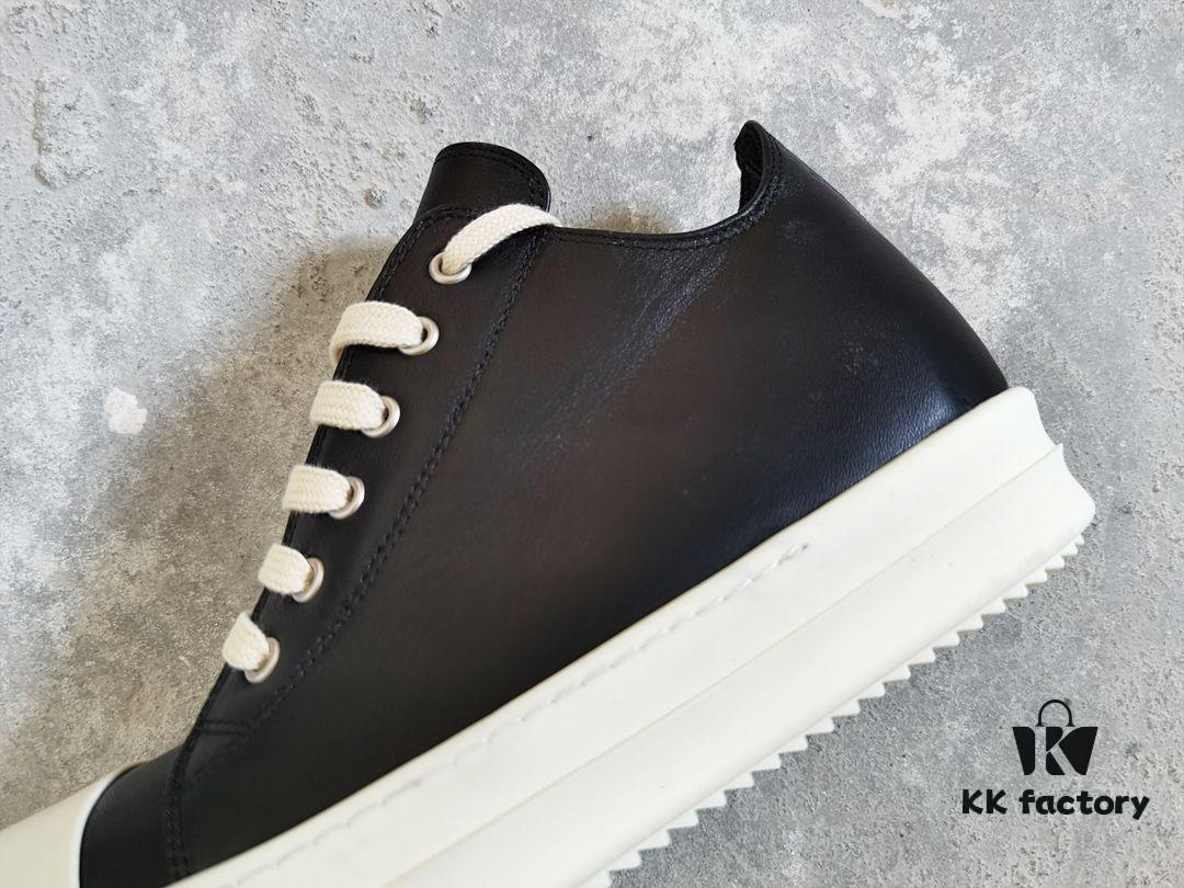 6930f0246e68136f4d9b396c Rick Owens Low-top Lace-up Leather Converse