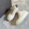 6930f02b6e68136f4d9b3976 Top-tier Rick Owens Style All-white Leather Low-top Lace-up Shoes