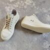 6930f02c6e68136f4d9b3978 Top-tier Rick Owens Style All-white Leather Low-top Lace-up Shoes