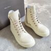 6930f02f6e68136f4d9b397e Rick Owens White Full-Grain Calfskin High-Top Lace-Up Converse Style