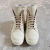 6930f0336e68136f4d9b3982 Rick Owens White Full-Grain Calfskin High-Top Lace-Up Converse Style