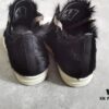 6930f03b6e68136f4d9b398f Rick Owens Horsehair Low-top Lace-up Shoes