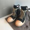 6930f04f6e68136f4d9b39ac Rick Owens Style High-Top Converse-Inspired Sneakers with Apricot Sole