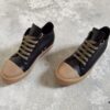 6930f0566e68136f4d9b39b6 Rick Owens Style Low-Cut Leather Converse with Apricot Sole