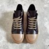6930f0576e68136f4d9b39bb Rick Owens Style Low-Cut Leather Converse with Apricot Sole