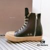 6930f05c6e68136f4d9b39bf Rick Owens Style High-Top Leather Converse with Apricot Sole