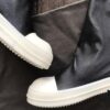 Rick Owens High-End Elastic Boots Made of Genuine Lamb Leather