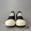6930f0886e68136f4d9b39fb Rick Owens DRKSHDW Low-Top Black Nylon Mesh Composite with Wrinkled Texture