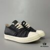6930f0896e68136f4d9b39fd Rick Owens DRKSHDW Low-Top Black Nylon Mesh Composite with Wrinkled Texture