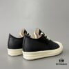 6930f08b6e68136f4d9b39ff Rick Owens DRKSHDW Low-Top Black Nylon Mesh Composite with Wrinkled Texture