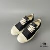 6930f08c6e68136f4d9b3a02 Rick Owens DRKSHDW Low-Top Black Nylon Mesh Composite with Wrinkled Texture