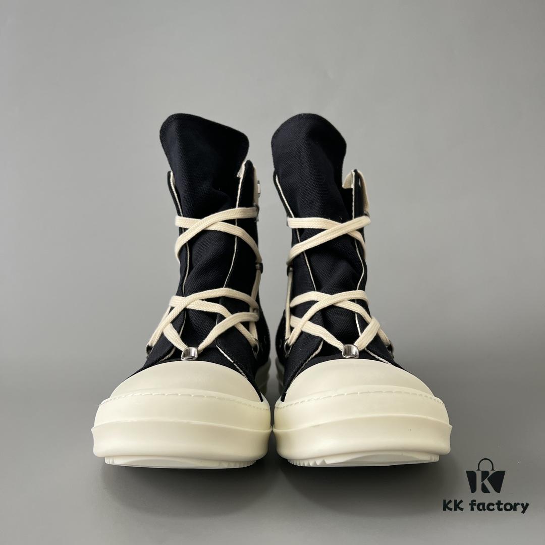 6930f08e6e68136f4d9b3a04 Rick Owens DRKSHDW Black Canvas Pentagram Star