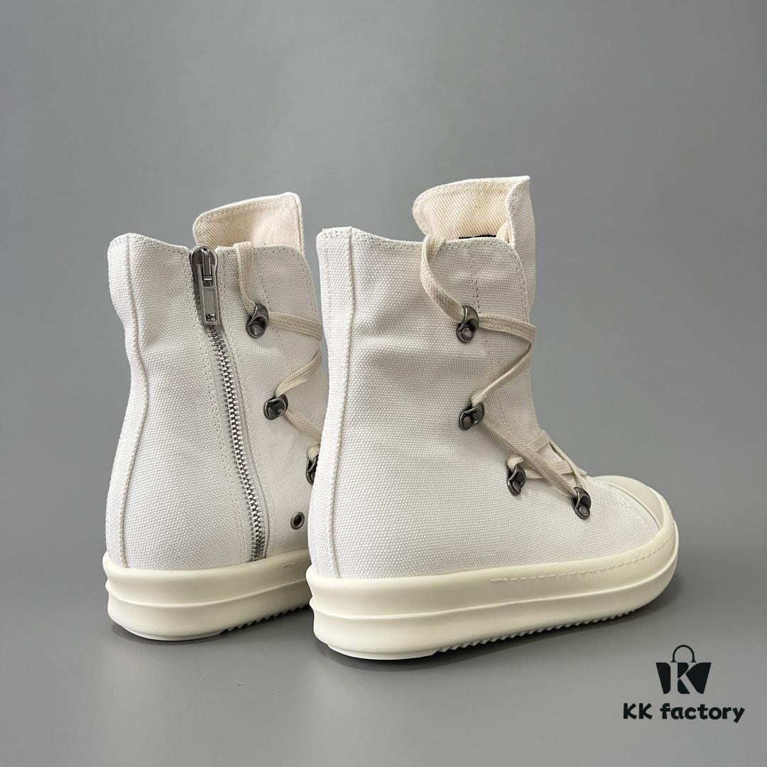 6930f0966e68136f4d9b3a0f Rick Owens DRKSHDW All-White Canvas Pentagram Star