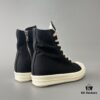 6930f0b16e68136f4d9b3a33 Rick Owens DRKSHDW Classic Canvas High-Top Lace-Up Sneakers with White Tip