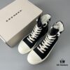 6930f0b56e68136f4d9b3a38 Rick Owens DRKSHDW Classic Canvas High-Top Lace-Up Sneakers with White Tip