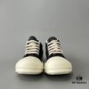 6930f0b66e68136f4d9b3a3a Rick Owens DRKSHDW Low-Cut Lace-Up Shoes with Vintage Wax Fabric