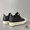 6930f0b66e68136f4d9b3a3c Rick Owens DRKSHDW Low-Cut Lace-Up Shoes with Vintage Wax Fabric