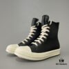 6930f0bc6e68136f4d9b3a43 Rick Owens DRKSHDW High-Top Lace-Up Converse Style Shoes in Vintage Wax Canvas