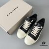 6930f0bc6e68136f4d9b3a45 Rick Owens DRKSHDW Low-Cut Lace-Up Shoes with Vintage Wax Fabric