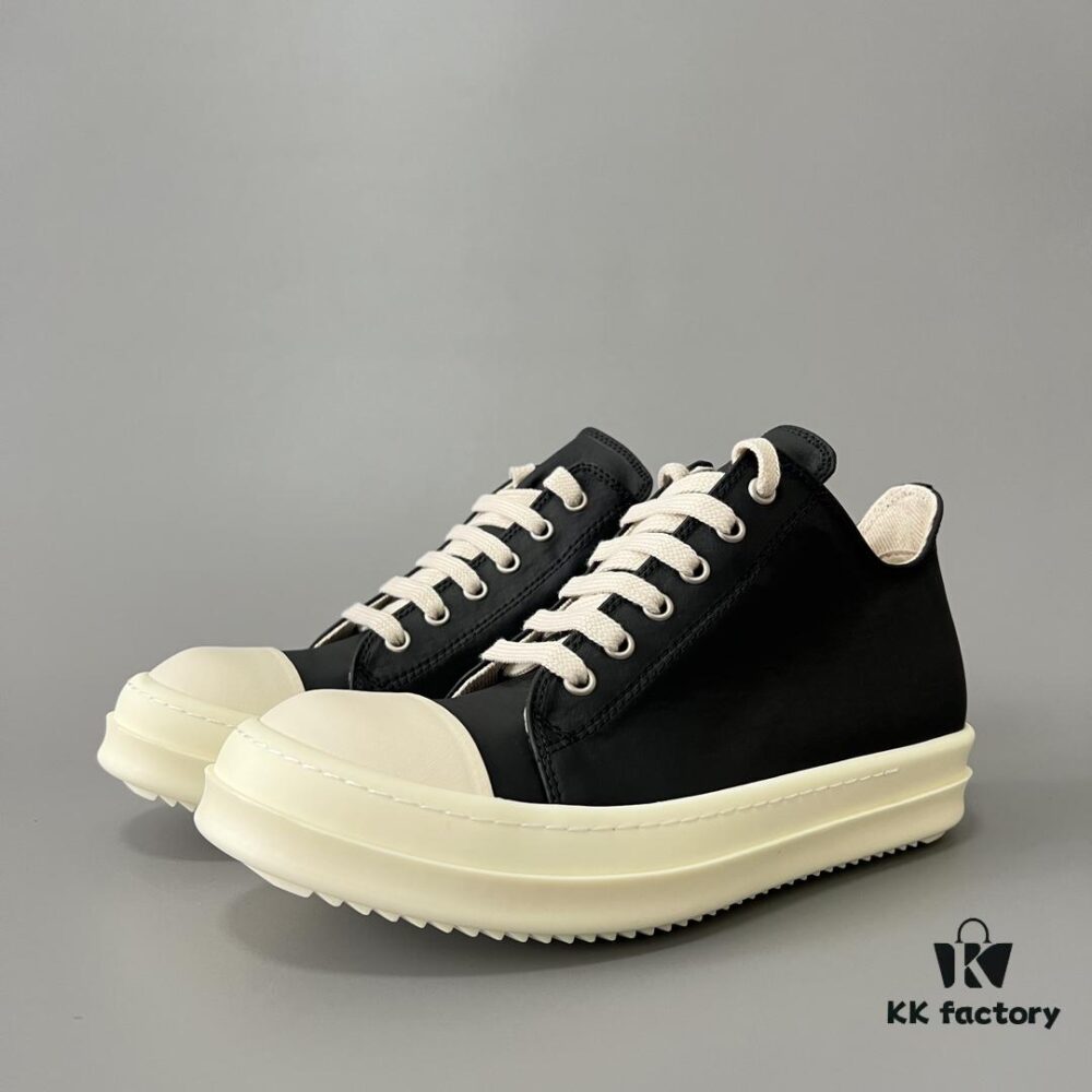 6930f0c16e68136f4d9b3a4b Rick Owens DRKSHDW Low-Top Black Nylon Composite